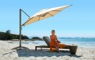 Luksusowy parasol ogrodowy z podstawą granitową LEVIA