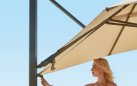 Luksusowy parasol ogrodowy z podstawą granitową LEVIA