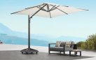 Luksusowy parasol ogrodowy z podstawą granitową LEVIA