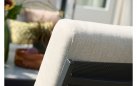 Zestaw ogrodowy Hartman GO – grafitowe aluminium sofa 3-osobowa + 2 fotele - tkanina olefin