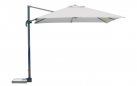 Parasol z nogą boczną ROMA 3x4 m aluminium akryl Olefin antracyt