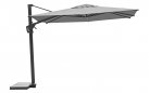 Parasol z nogą boczną FIRENZE 3x3 m aluminium antracyt akryl Olefin