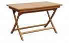 Stół ogrodowy LIPARI 120×70 składany z drewna teak na balkon lub taras