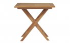 Stół ogrodowy LIPARI 120×70 składany z drewna teak na balkon lub taras