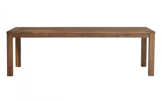 GIACARTA 250 ×100 Stół ogrodowy teak recyklingowany