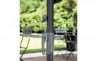 Parasol ogrodowy aluminiowy z otwieraniem teleskopowym BIG 5x5 m