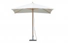 BAMBU 3×3 m parasol ogrodowy z bambusa z tkaniną ecru