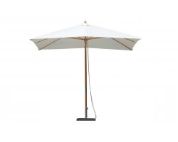 BAMBU 3×3 m parasol ogrodowy z bambusa z tkaniną ecru