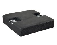 Obciążnik 60 kg cementowy 50x50 cm / grafitowy z uchwytami do dużych parasoli