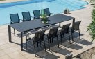 NETTUNO stół ogrodowy aluminiowy rozkładany 200–300×100 antracytowy