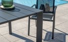 NETTUNO stół ogrodowy aluminiowy rozkładany 200–300×100 antracytowy