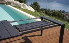 NETTUNO stół ogrodowy aluminiowy rozkładany 200–300×100 antracytowy
