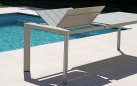 NETTUNO stół ogrodowy aluminiowy rozkładany 200–300×100 jasnobeżowy