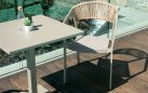 Blat aluminiowy PA11 – 80×80 cm – tortora horeca
