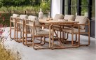 Stół ogrodowy z drewna teak 240 × 100 cm dla 6 osób – kolekcja DOLCE