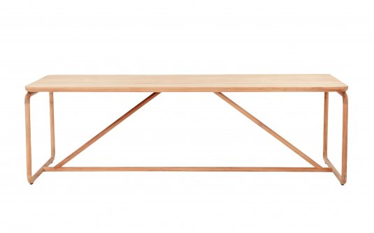 Stół ogrodowy z drewna teak 240 × 100 cm dla 6 osób – kolekcja DOLCE