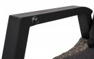 Sofa ogrodowa TREVISO 3-osobowa aluminowa pochylane oparcia technorattan Szary
