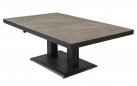 Stolik ogrodowy, aluminiowy z podnoszonym ceramicznym blatem MURCIA 140 x 85 cm