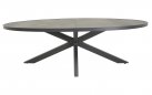 MURCIA 242x117 Stół ogrodowy owalny aluminium antracyt blat ceramiczny