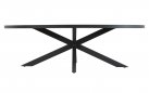 MURCIA 242x117 Stół ogrodowy owalny aluminium antracyt blat ceramiczny