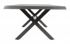 CASTILLA 243x103 Stół ogrodowy aluminium antracyt blat ceramiczny beżowy