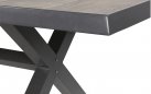 CASTILLA 243x103 Stół ogrodowy aluminium antracyt blat ceramiczny beżowy