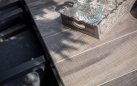 CASTILLA 243x103 Stół ogrodowy aluminium antracyt blat ceramiczny beżowy