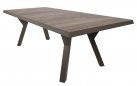 CASTILLA 243x103 Stół ogrodowy aluminium taupe blat ceramiczny beżowy