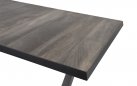 Rozkładany stół aluminiowy CASTILLA 204-264 ciemnoszary z blatem ceramicznym, beżowym