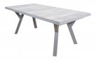 Rozkładany stół aluminiowy CASTILLA 204-264 taupe z blatem ceramicznym, beżowym