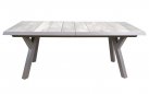 Rozkładany stół aluminiowy CASTILLA 204-264 taupe z blatem ceramicznym, beżowym