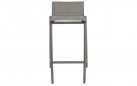 MILAZZO Stół barowy 150×75 aluminium antracyt blat HPL szary