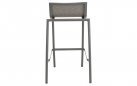 MILAZZO Stół barowy 150×75 aluminium antracyt blat HPL szary
