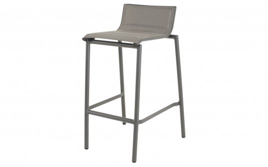 MILAZZO Stół barowy 150×75 aluminium antracyt blat HPL szary MILAZZO Stół barowy 150×75 aluminium antracyt blat HPL szary