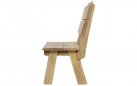 Ławka ogrodowa BOOMS teak rustykalna 2‑osobowa 130×63×100 cm