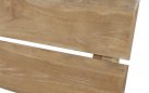 Ławka ogrodowa BOOMS teak rustykalna 2‑osobowa 130×63×100 cm