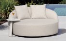 Leżanka ogrodowa w jasnobeżowa COSY Daybed Olefin