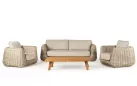 Luksusowa sofa ogrodowa trzyosobowa z technorattanu wakkanda tierra outdoor