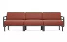Trzyosobowa sofa ogrodowa modułowa z polipropylenu máximo nardi terra