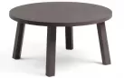 MAXIMO Okrągły stolik kawowy d60 cm i wysokości 30 cm terra