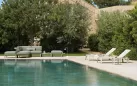 Modułowy nowoczesny narożnik ogrodowy máximo nardi cactus poduszki Timo Sunbrella