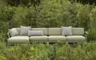 Modułowy nowoczesny narożnik ogrodowy máximo nardi cactus poduszki Timo Sunbrella