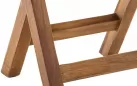 Okrągły stolik z drewna teak średnica 50 cm marao