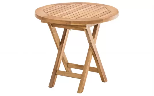 Okrągły stolik z drewna teak średnica 50 cm marao Okrągły stolik z drewna teak średnica 50 cm marao