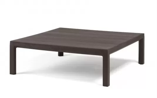 Kwadratowy stolik kawowy z polipropylenu 80 x 80 cm máximo terra nardi