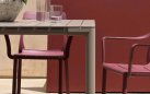 Tortora stół ogrodowy rozkładany z aluminiową podstawą i z blatem z polipropylenu tevere 147-211