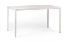 Beżowy stół ogrodowy aluminiowy z blatem hpl 140x80 pijave nardi