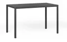 Antracyt stół ogrodowy aluminiowy z blatem hpl 120x70 pijave nardi