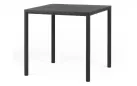 Antracyt stół ogrodowy aluminiowy z blatem hpl 80x80 pijave nardi