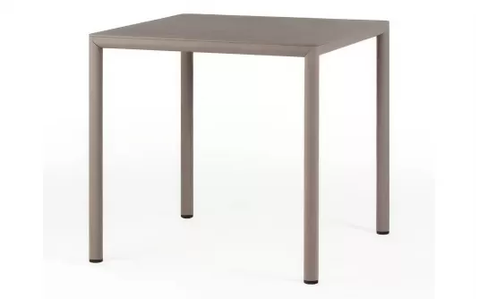 Tortora stół ogrodowy aluminiowy z blatem hpl 80x80 pijave nardi Tortora stół ogrodowy aluminiowy z blatem hpl 80x80 pijave nardi